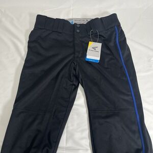 Easton Prowess Piped Pants Black/Royal Large 30"-32" Women's Softball NWT